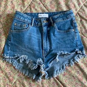 Zara High Waisted Shorts